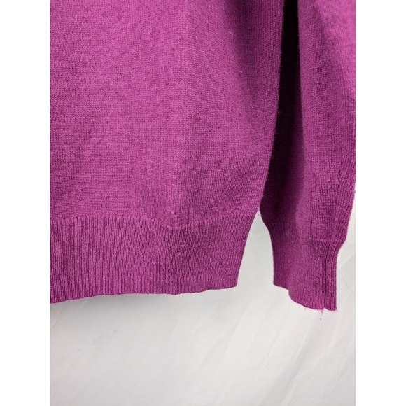 J Crew 100% Cashmere Crewneck Sweater Pink M Quiet Luxury Preppy Soft Girl - Picture 5 of 10